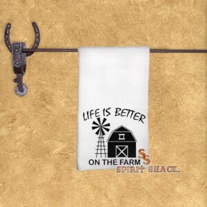 Life Is Better On The Farm Towel