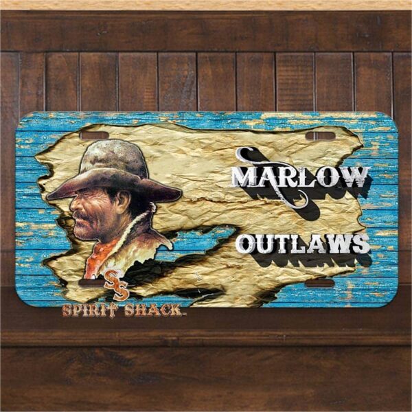 Marlow Outlaws License Plate