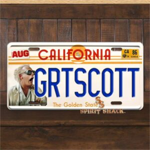 Back To The Future - GRTSCOTT License Plate