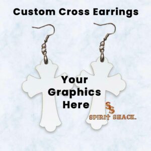 Custom Cross Earrings