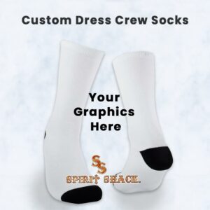 Custom Dress Crew Socks