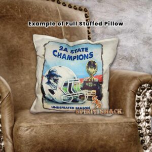 Marlow Outlaws State Champions Full Stuffed Pillow