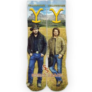 Yellowstone Dutton Ranch Rip Kayce Crew Socks