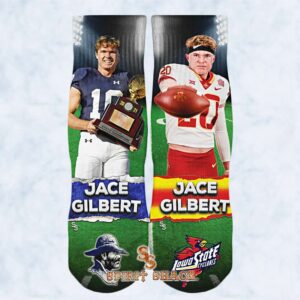 Jace Gilbert Marlow / Iowa State Tribute Socks Front
