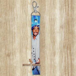 2Pac Tupac Wrist Lanyard Keychain